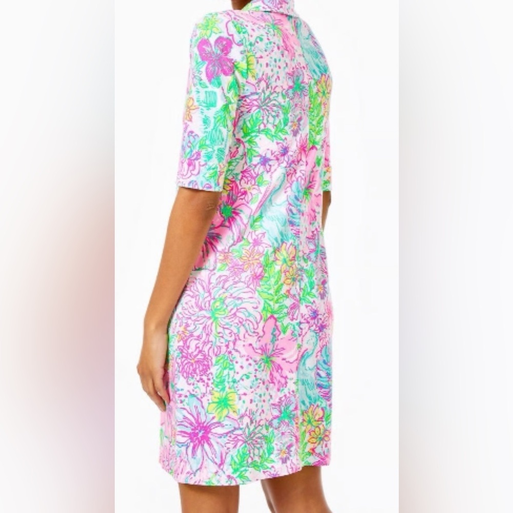Lilly Pulitzer Quincey Dress UPF 50+ Polo in Paradise Found Size XS